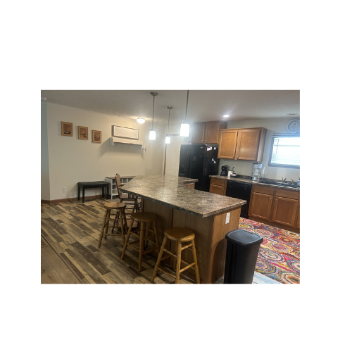 Large Open Kitchen Island