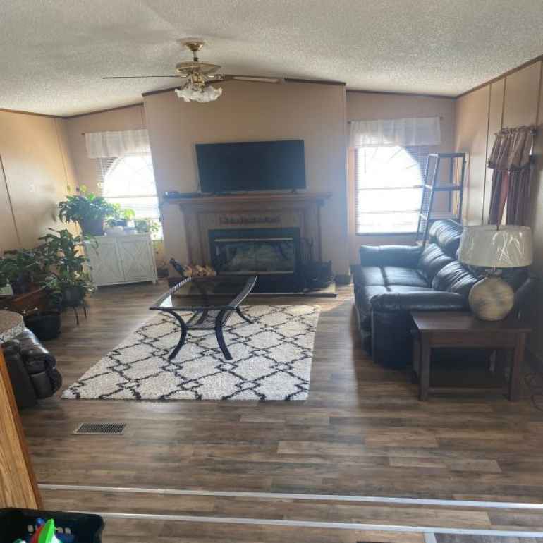 What a beautiful space this will be when you light the fireplace, a few candles , put your feet up and just relax. Ahhhh!