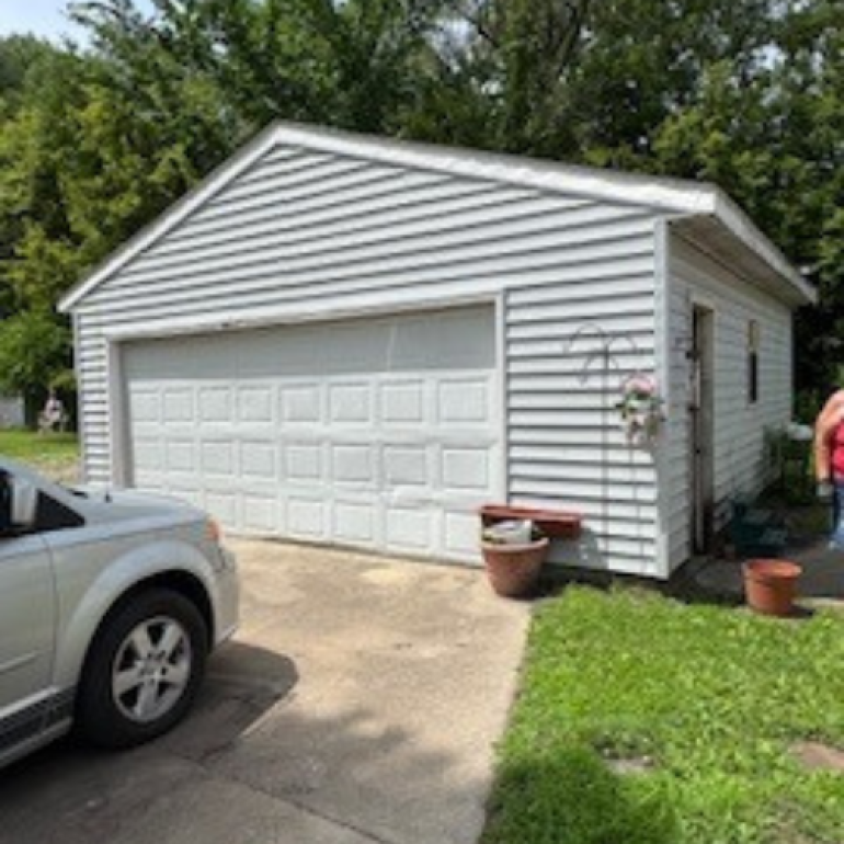 Garage View of Home